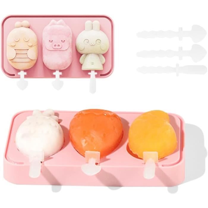 Porte Glace Enfant 4 Supports Anti-gouttes En Silicone Pour Esquimaux Vite Les Taches Avec Les Glaces 907935
