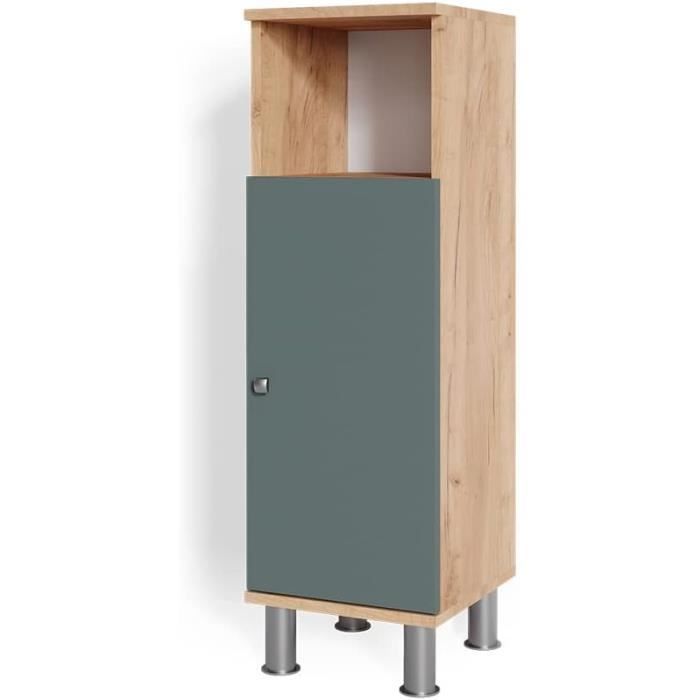 Ensemble de meubles de salle de bain Agasta, Vert menthe, 4 pièces