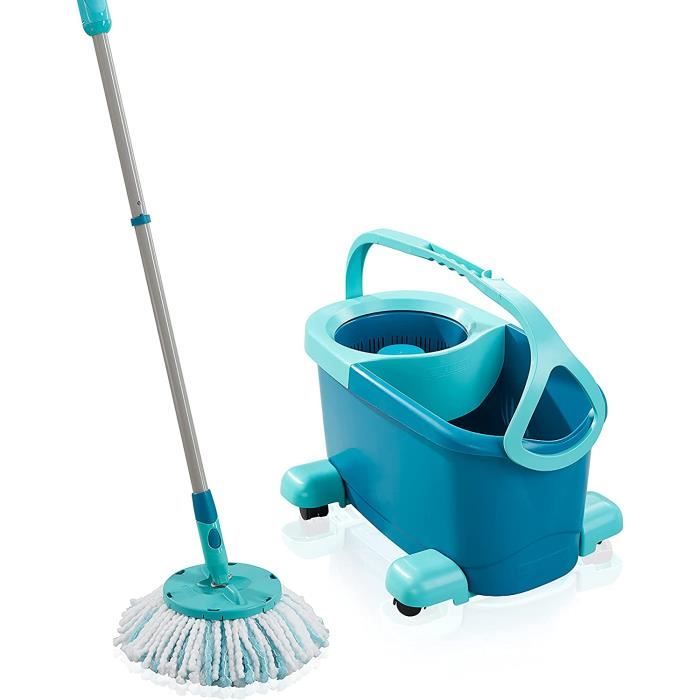 Seau essoreur easy mop | recharge | Lave et séche le sol | Disque rotatif
