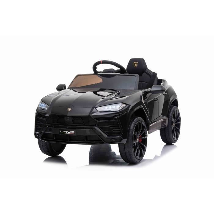 Voiture électrique Lamborghini URUS, noir, alimenté par batterie, portes à ouverture verticale, 2x moteur