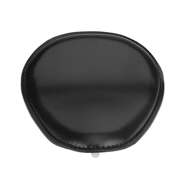 Siège Moto EBTOOLS En Cuir Noir 31x25cm - Compatible Suzuki, Bobber, Chopper - Avec Ressorts