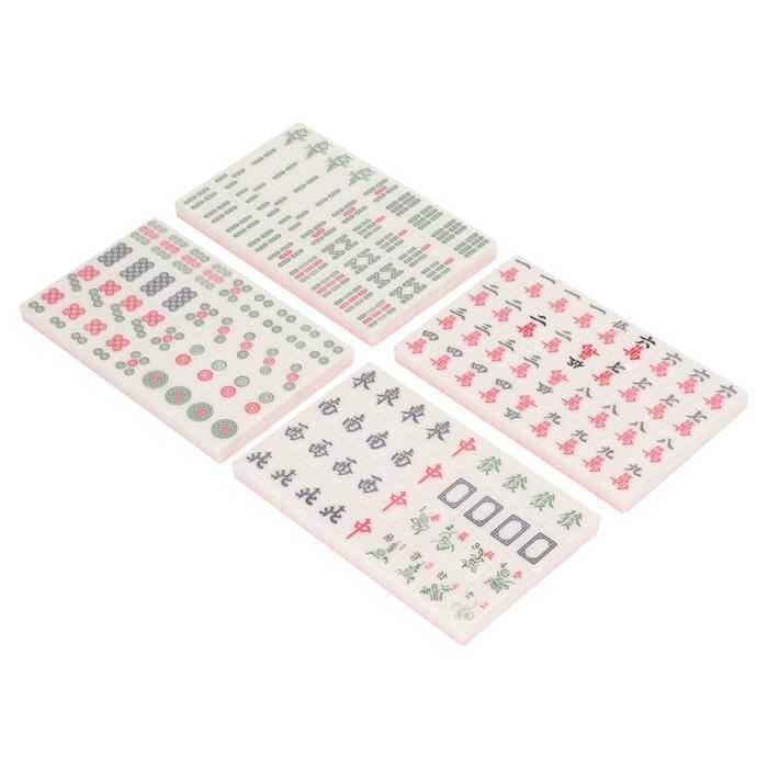 THY Collectibles Jeu de Mahjong traditionnel chinois 144 + 2 pièces de rechange - Canada