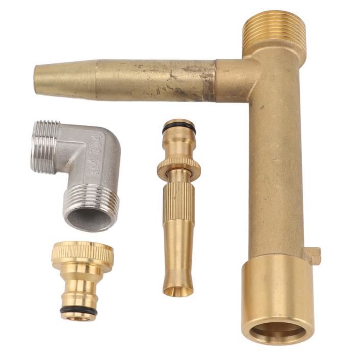 Raccord Rapide Laiton 1 Pouce MCAOAL - Pour Tuyau D'arrosage Et Machine à Laver - Anti-fuite, Facile à Installer