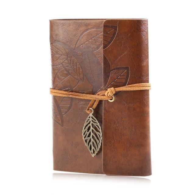 Cahier Journal En Pu Cuir, A5 Carnet De Notes Avec Stylo Coeur, Journal