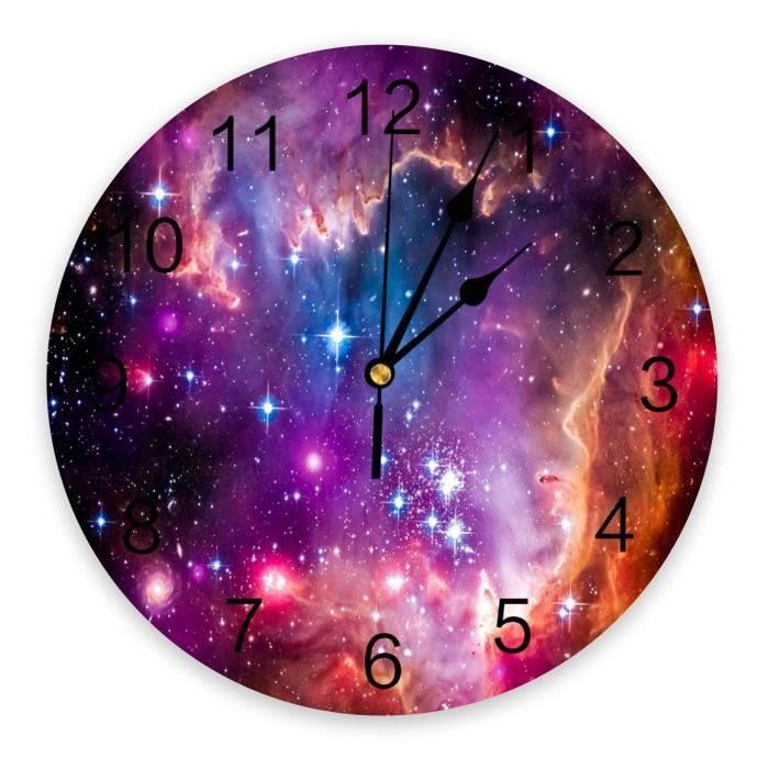 Horloge lumineuse moderne - Horloge univers