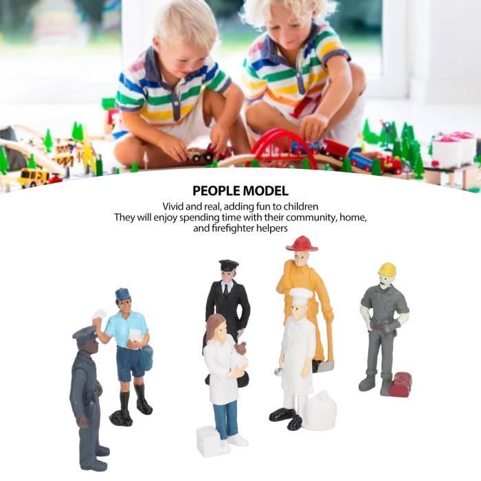 Figurines De Berger Fermier Réalistes - 15-30 G - Pour Trains Miniatures - PVC Peint Main - Décor De Gare