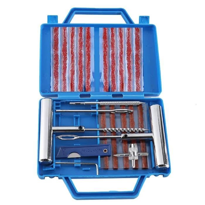 Kit reparation pneu professionnel garagiste +15 meches - Cdiscount