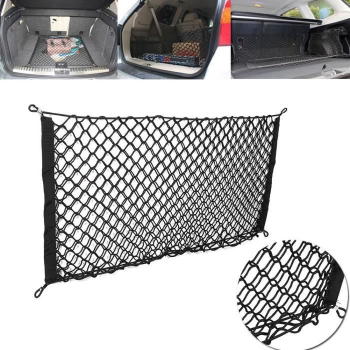 100*40cm Filet Rangement Coffre Voiture avec Crochets + 4 Pièces de  Fixation + 4 Clous Grande Capacité Sac de Filet - Cdiscount Auto