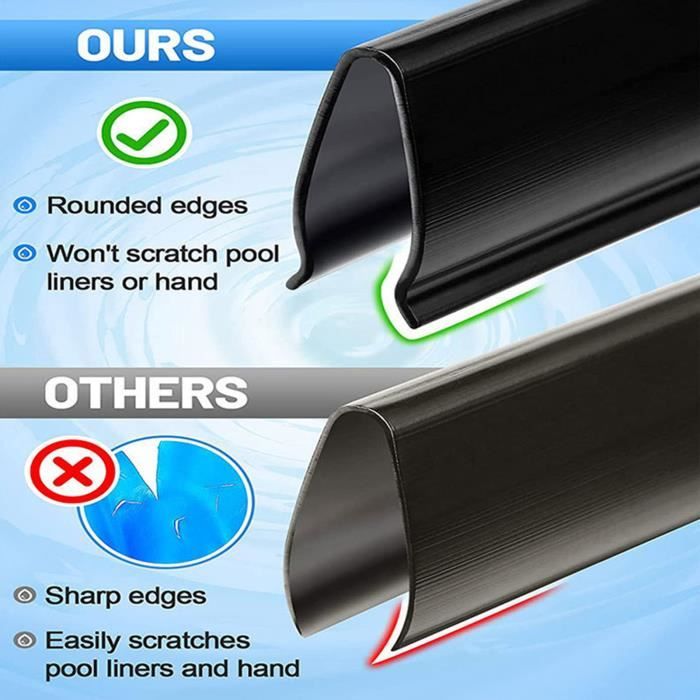 Lot De 30 Clips De Couverture De Piscine En Acier Inoxydable