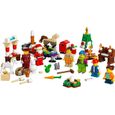 Calendrier de l'Avent LEGO City 60352 - Figurine Père Noël - Cadeau pour Enfants-1