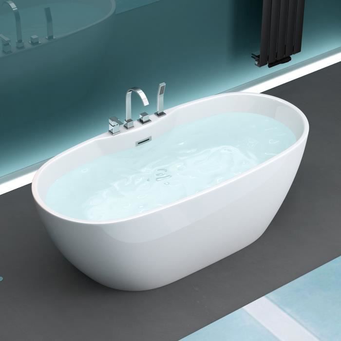 Fafeicy accessoire de baignoire Bec de baignoire laiton G1/2 connecteur  Rectangle robinet de baignoire mural pour salle de bain - Cdiscount  Bricolage