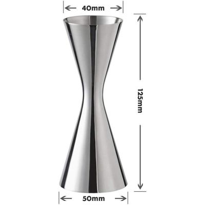 Doseur Double Face Pro Pour Cocktails - Acier Inoxydable 30ml/60ml - Accessoire Barman
