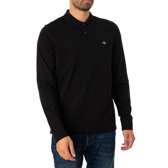 Polo manche longue gant new arrivals