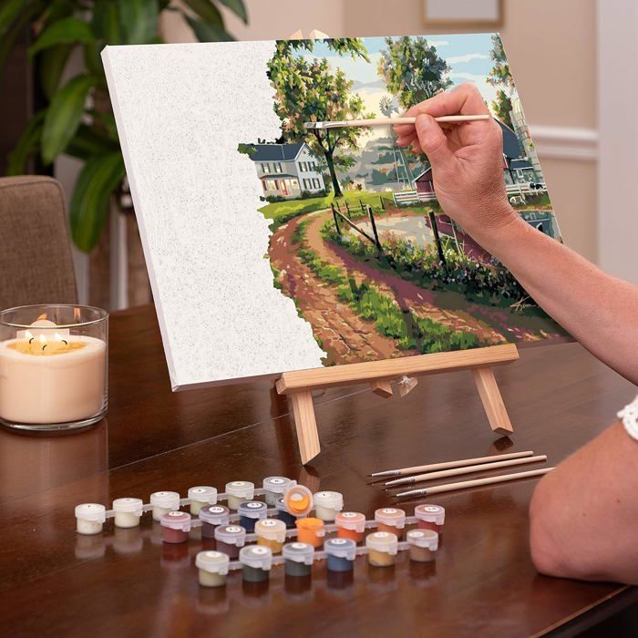 Kit de peinture par numéros de cheval pour