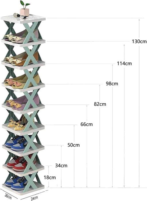 Meuble À Chaussures De Rangement Portable Multicouche,Étagère À Chaussures En Acier Inoxydable