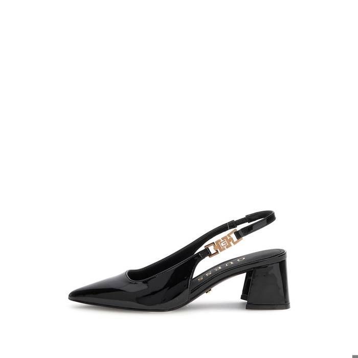 Guess Decollete Jessena a punta in pelle con logo 4G Nude - Tersicore Guess Decollete Jessena a punta in pelle con logo 4G Nude - Tersicore