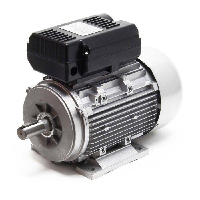Moteur Électrique Monophasé Ribitech 2 CV 2750 Tr/min - 220V Avec Interrupteur