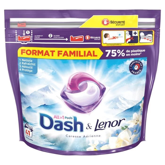 DASH Allin1 Pods Lessive en capsules - 33 lavages - TECIN