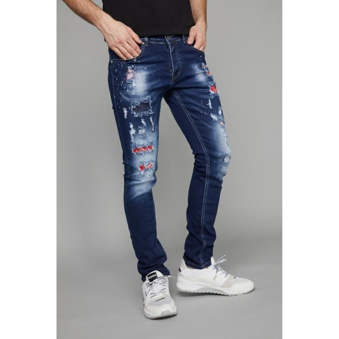 Jeans REDSKINS STEED GRAPH Skinny Bandana Homme Bandana Cdiscount Pret a Porter