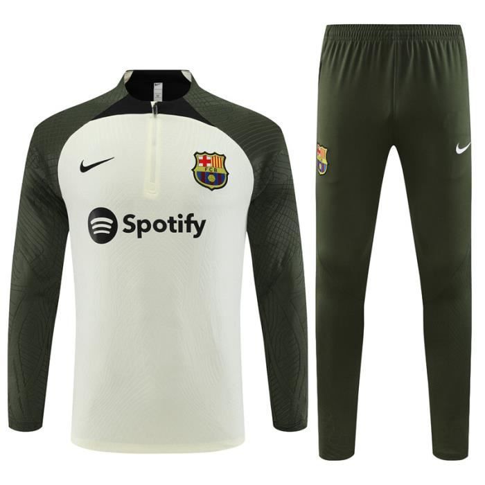 Maillot de Foot Authentique BARCELONAx 2023 2024 Saison Ensemble Survetement Foot Garcon Enfant Football Veste Zippee et Pantalon Cdiscount Sport