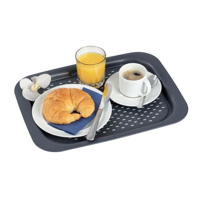 Plateau De Service Assiette De Service Ronde En Plastique Antidérapante Plateau De Service Assiette De Service Ronde En Plastique Antidérapante