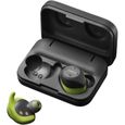 Jabra Elite Sport 4.5 Écouteurs avec micro intra-auriculaire sans fil Bluetooth gris, citron vert - Ecouteurs true wireless-2