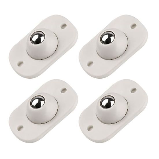 Lot De 16 Mini Roues Pivotantes 360° Adhésives - Pour Boîtes, Poubelles, Meubles Légers (charge 3 Kg Par Set De 4)