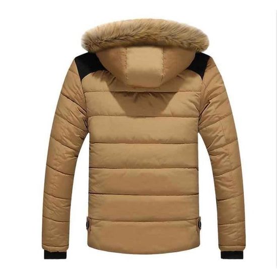 Parka homme de Marque luxe Parka de coton pais capuche de
