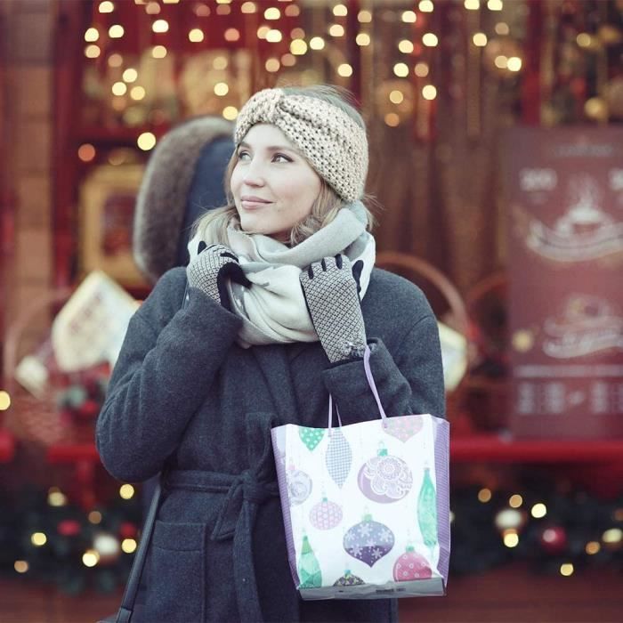 Bandeaux D'hiver Tricotés Pour Femme - Lot De 4 Couleurs, élastiques Et Chauds