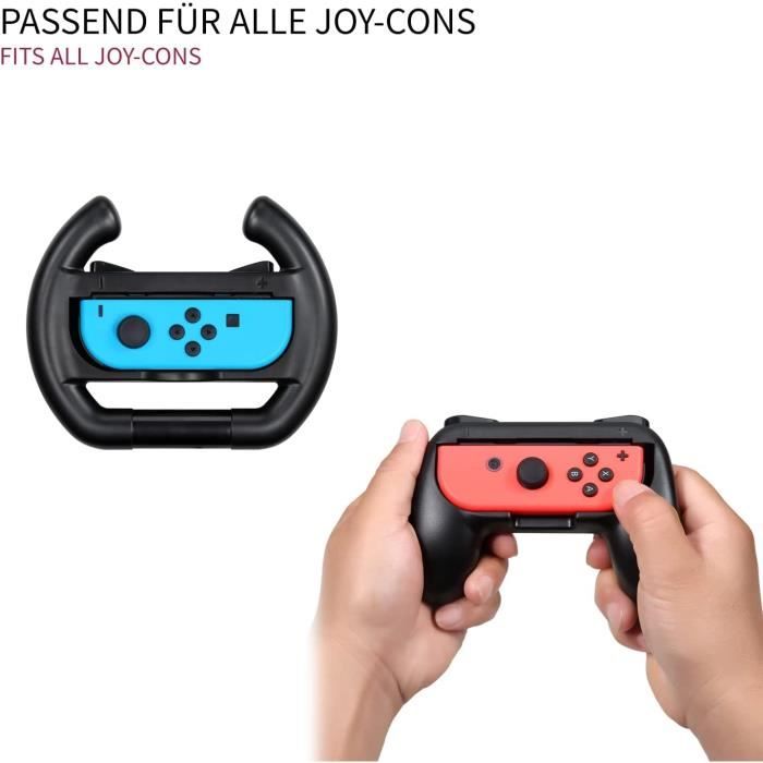 Volant réaliste pour Joy con de Nintendo Switch