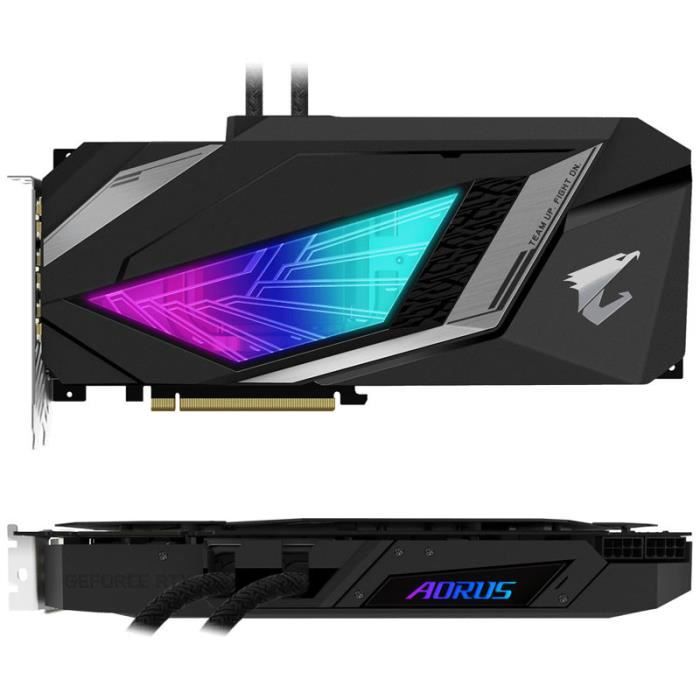 GIGABYTE Carte graphique AORUS GeForce RTX 2080 SUPER Waterforce 8 Go Cdiscount Informatique