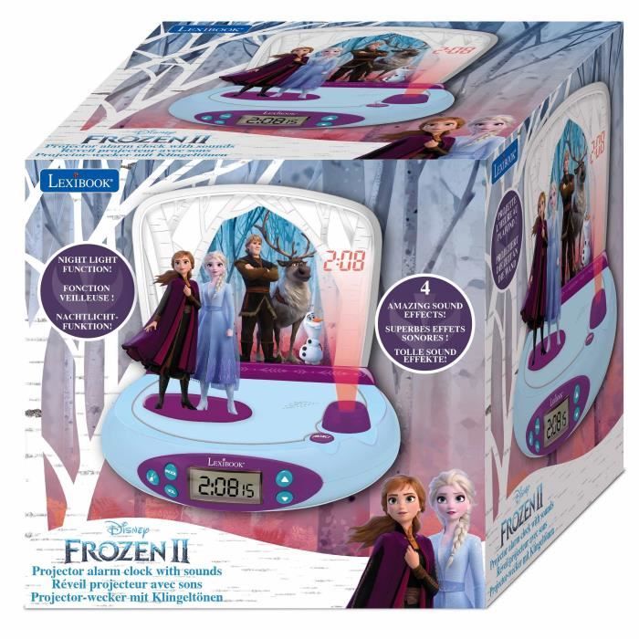 Lexibook - Réveil-projecteur Toy Story - Fonction Alarme et répétition
