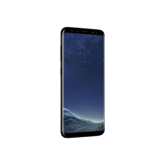 Samsung Galaxy S8 SM G950F smartphone 4G LTE 64 Go microSDXC slot TD SCDMA UMTS GSM 5.8 2960 x 1440 pixels 570 SM G950FZKASEB Cdiscount Telephonie