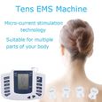 Ensemble complet Stimulateur musculaire électrique Tens, appareil numérique de thérapie musculaire, Massage c-3