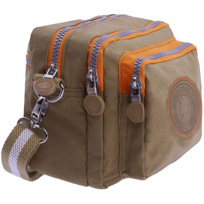 Sacoche Bandoulière Homme Coronel Tapiocca - Nylon Et Faux Cuir, 16x7x21 Cm - Pour Quotidien, Voyage, Travail