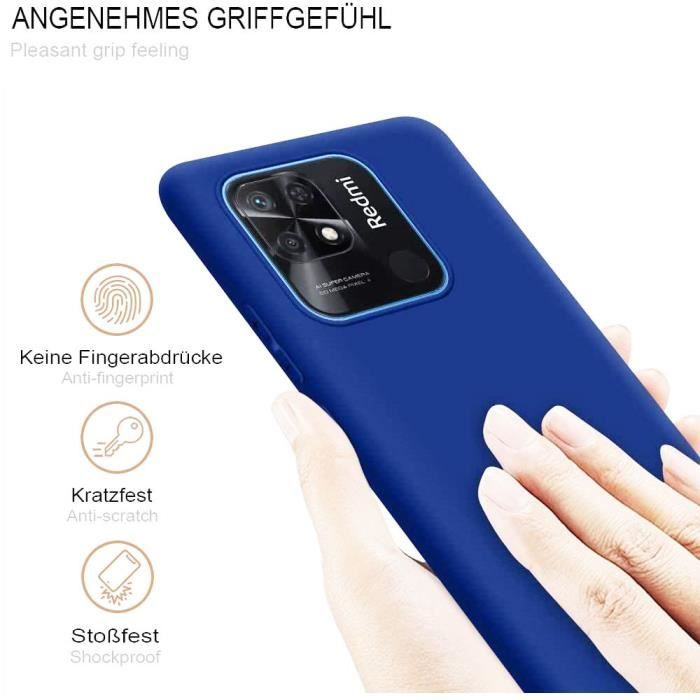 kwmobile Custodia Compatibile con Xiaomi Redmi Note 10 Pro Cover - Back Case per Smartphone in Silicone TPU - Protezione Gommata - ardesia scuro