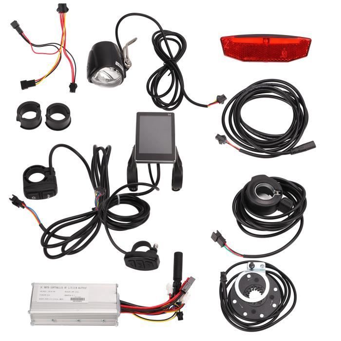 ZLiT Convertisseur de Décharge de Batterie pour Vélo Électrique - Double Connecteur, Adaptateur de Module Parallèle (Support Inclus