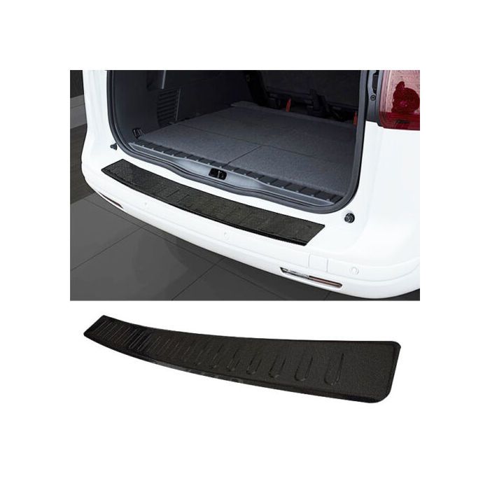 Protection Seuil Coffre Pare-choc Arrière Pour VW Sharan 2 (2010 ) - Look Carbone - Anti-rayures Protection Seuil Coffre Pare-choc Arrière Pour VW Sharan 2 (2010 ) - Look Carbone - Anti-rayures