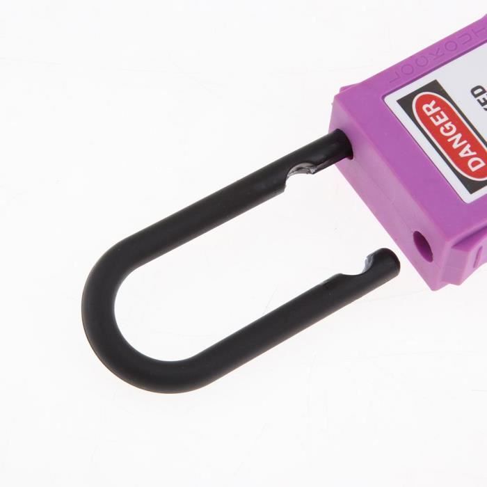 Cadenas à Suspension Violet Solide 60 Mm – Fermeture Fiable Pour Maison, Hangar, Chaîne Ou Portail