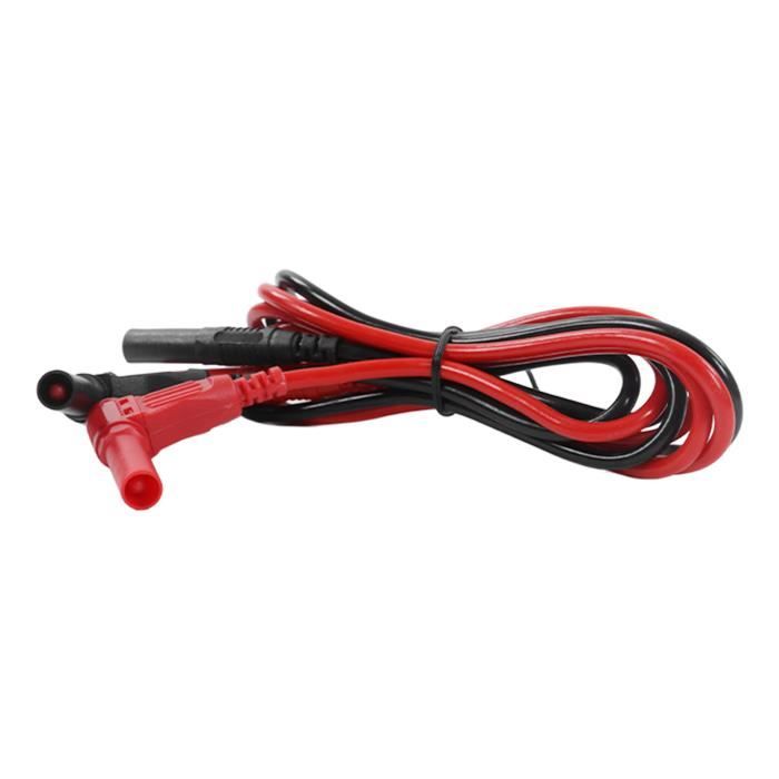 Câbles De Test De Multimètre Avec Sondes De Multimètre Pince Crocodile Fiche Banane 4mm Pour Multimetre Professionnel Testeur Electrique Noir Rouge 8 Pieces 83311186