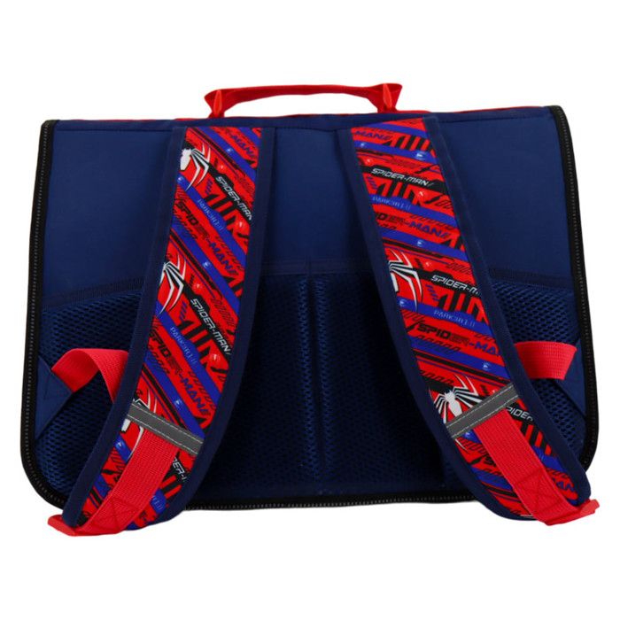 Cartable Spiderman 38 cm - 2 compartiments - noir - Bagtrotter Pas Cher | Bureau Vallée