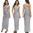 Femmes Feministe Taille Unique Epaule Maxi Robe De Soiree De Mariage Robe De Cocktail Argent Argent Achat Vente Robe De Ceremonie Cdiscount