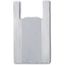 LOT 2000 SACS BRETELLE PLASTIQUE SACHET BLANC 26*45 CM AVEC ANSE.