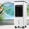 Climatiseur Portable avec 3 Vitesses, Minuterie 7.5 h, réservoir de 6 L,Rafraîchisseur d'air par évaporation avec Télécommande