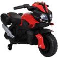 Moto Naked 6v Rouge - Moto électique pour enfant avec batterie-0