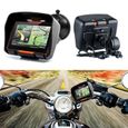 GPS moto étanche 8GB - MARQUE - 4.3 po - Écran tactile - Bluetooth-0