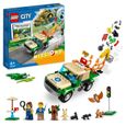 LEGO® City 60353 Missions de Sauvetage des Animaux Sauvages, Jouet de Construction Interactif-0