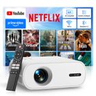 ZOOMCAT Videoprojecteur intelligent【Certification Netflix】avec Focus Électronique, 20000LM ull HD WiFi 6 Bluetooth 5.2 mini projecteur