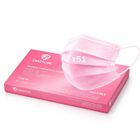 CRAZYCHIC - x51 Masque Chirurgical Médical Rose Type IIR - Certifié CE Norme EN14683 - Masque 3 Plis Protection Respiratoire EFB>99%