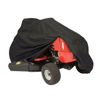 210D Oxford cloth waterproof lawn mower cover UV-protective leaf protector - black, 183*137*117cm, 1pc